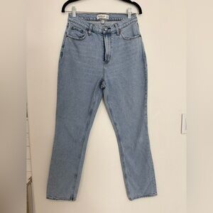Abercrombie & Fitch 90's slim straight Ultra high rise Jeans curve love